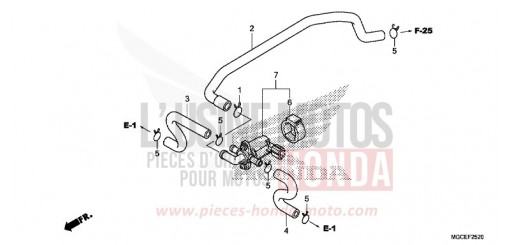 VALVOLA DI CONTROLLO INIEZIONE ARIA CB1100SAE di 2014